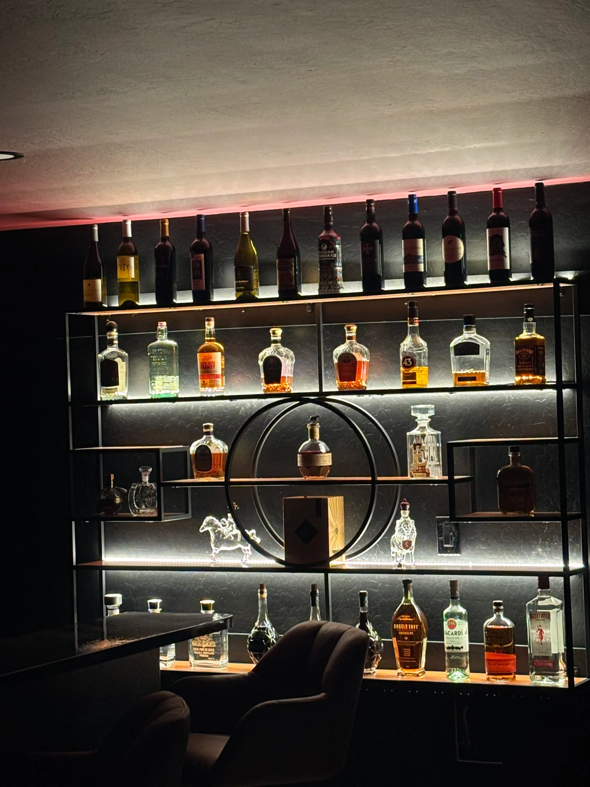 Gallery photos for Track and LED Strip Lighting Upgrade for a Home Bar: Image #2