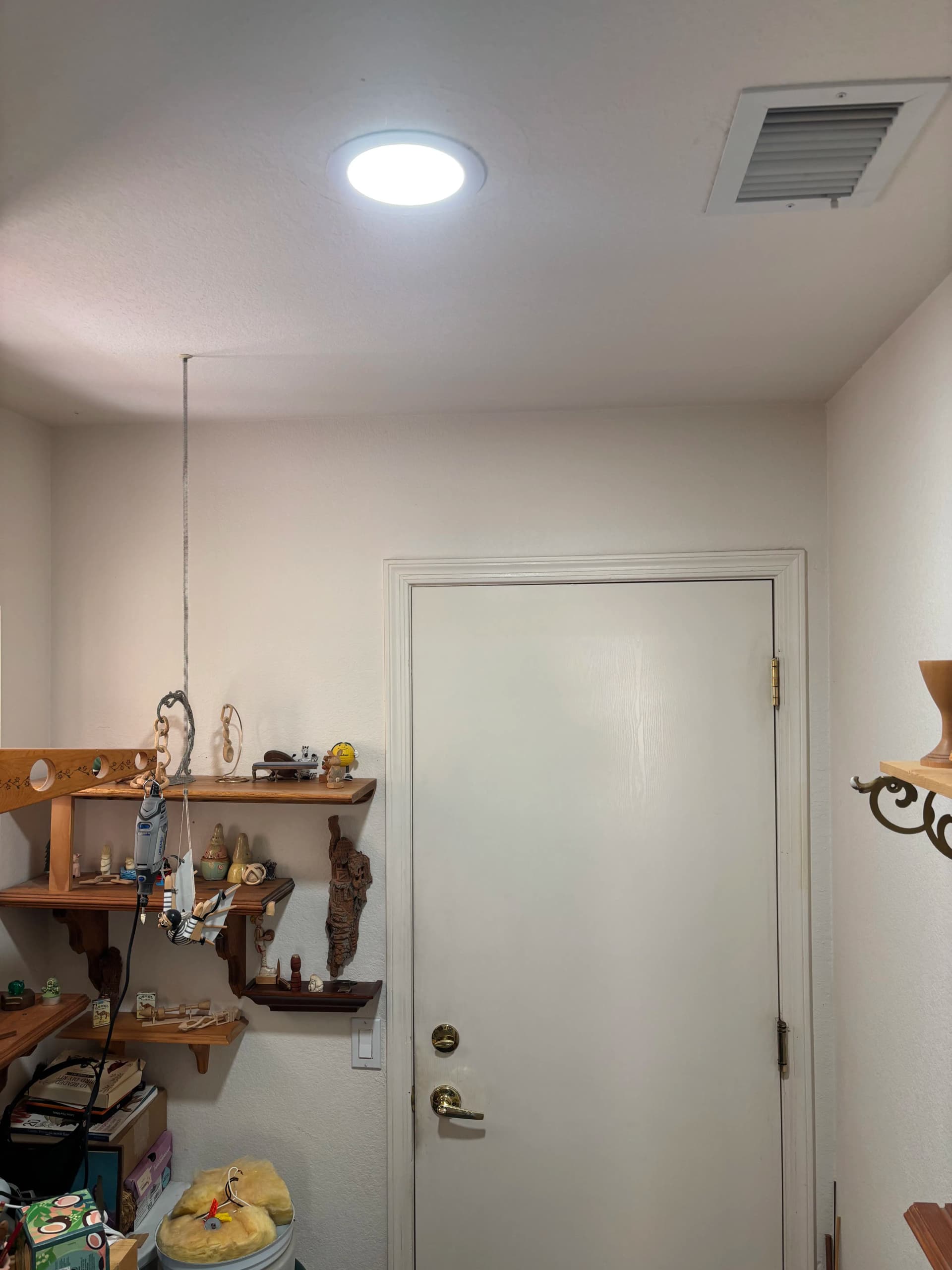 Gallery photos for 14 LED Recessed Lights, Dimmer Switch, and Ring Doorbell Install: Image #5