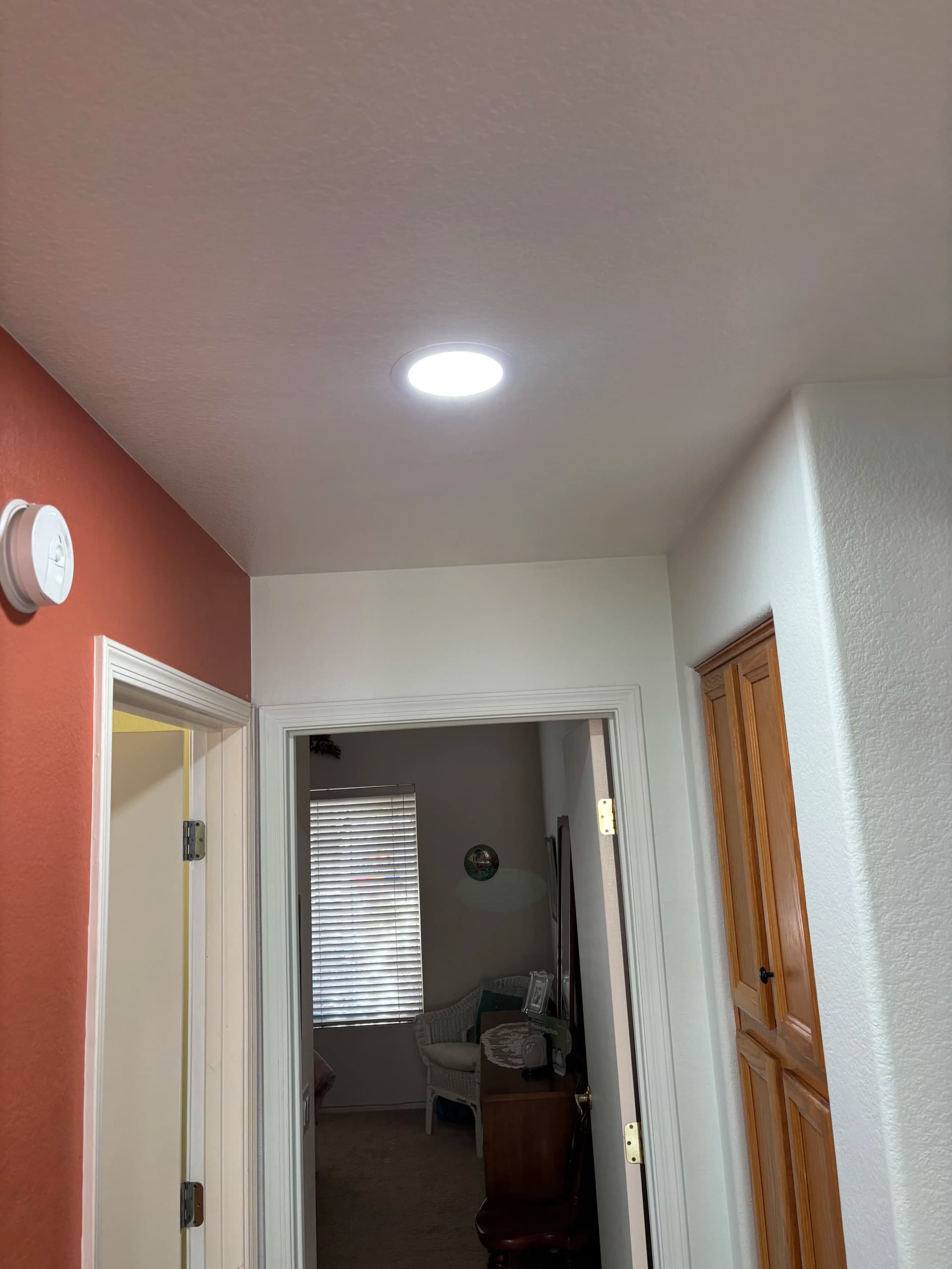 Gallery photos for 14 LED Recessed Lights, Dimmer Switch, and Ring Doorbell Install: Image #2