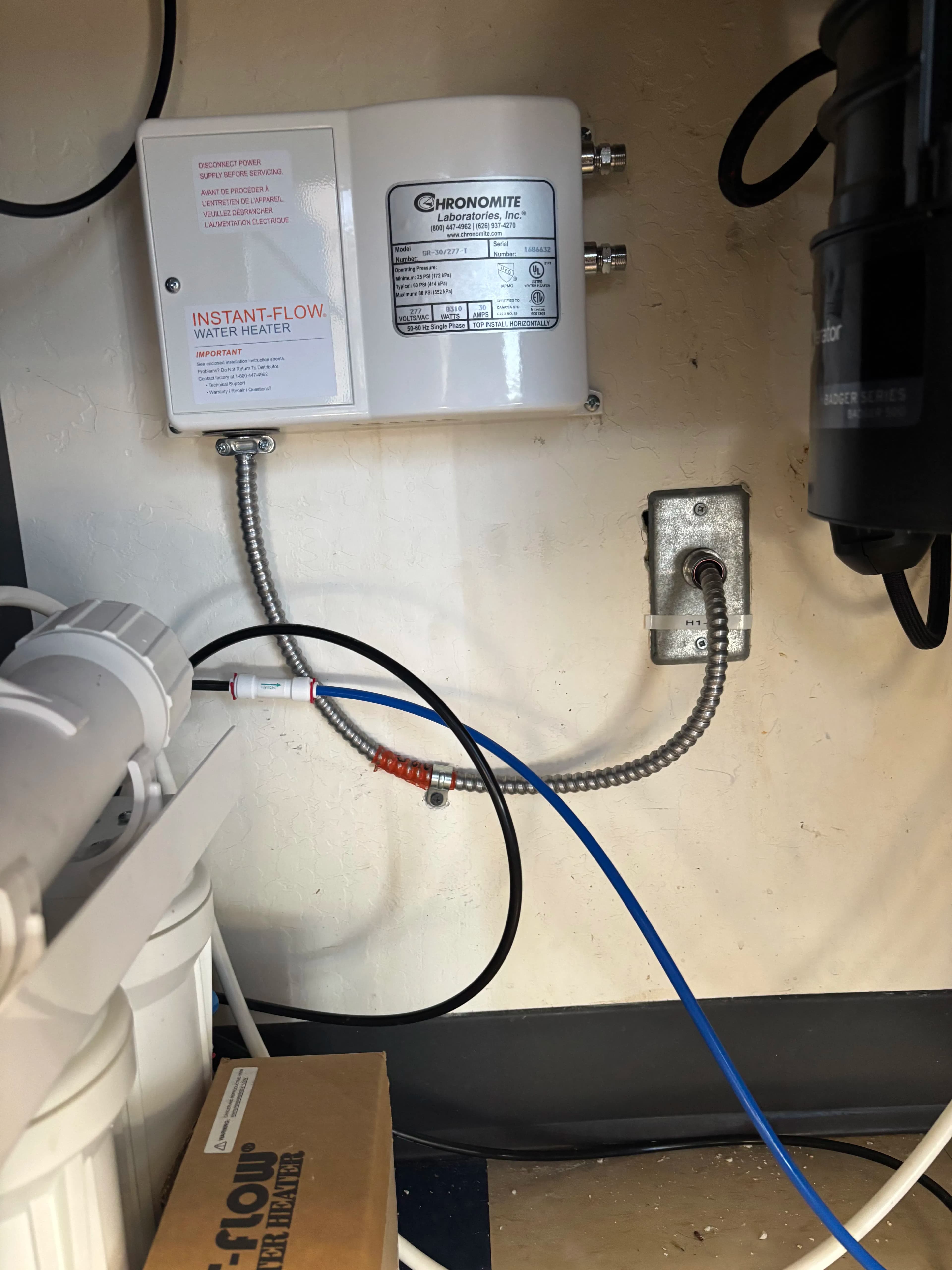 Project New Water Heater Install and Under-Desk Outlet Upgrade image