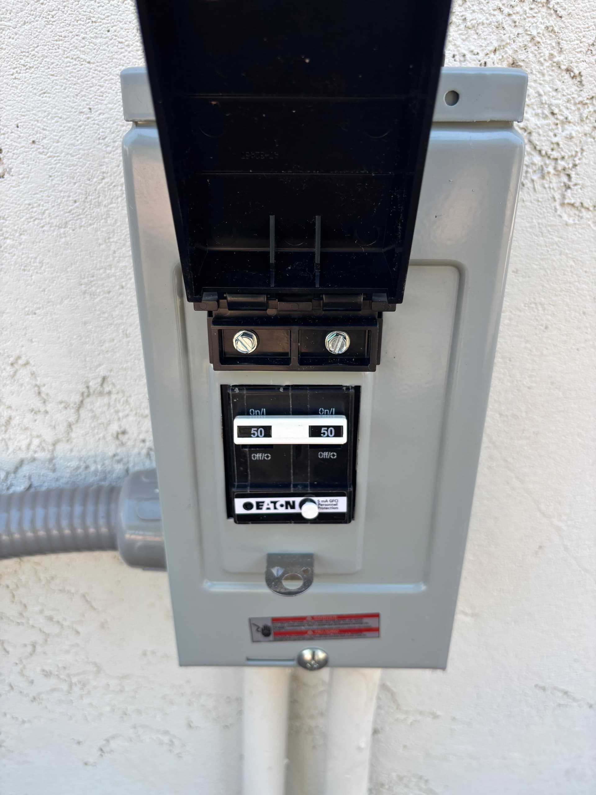 Spa Disconnect Replaced and Brought Up to Code image