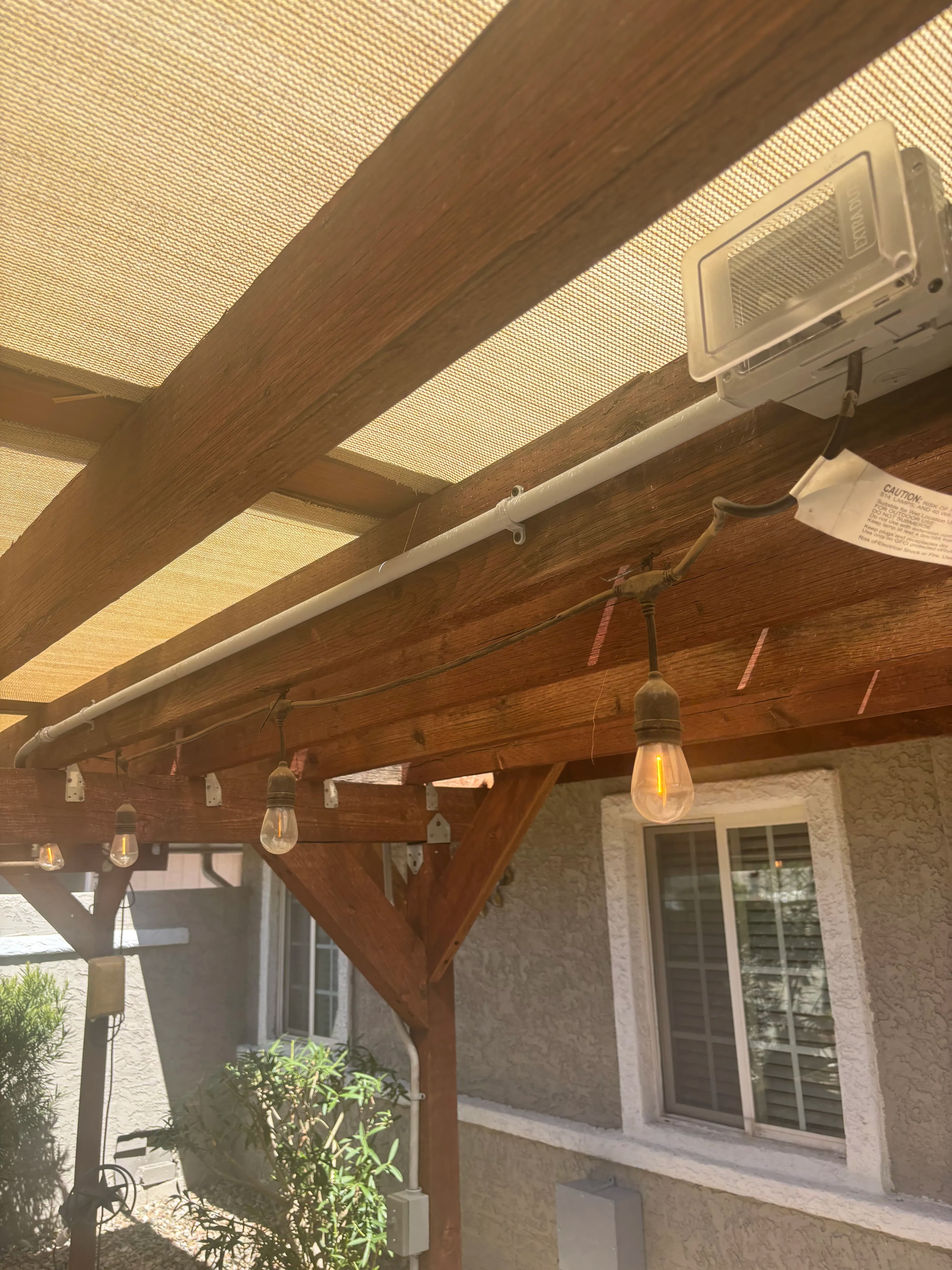 Project Outdoor Patio Gets a Full Electrical Upgrade with GFI Protection image