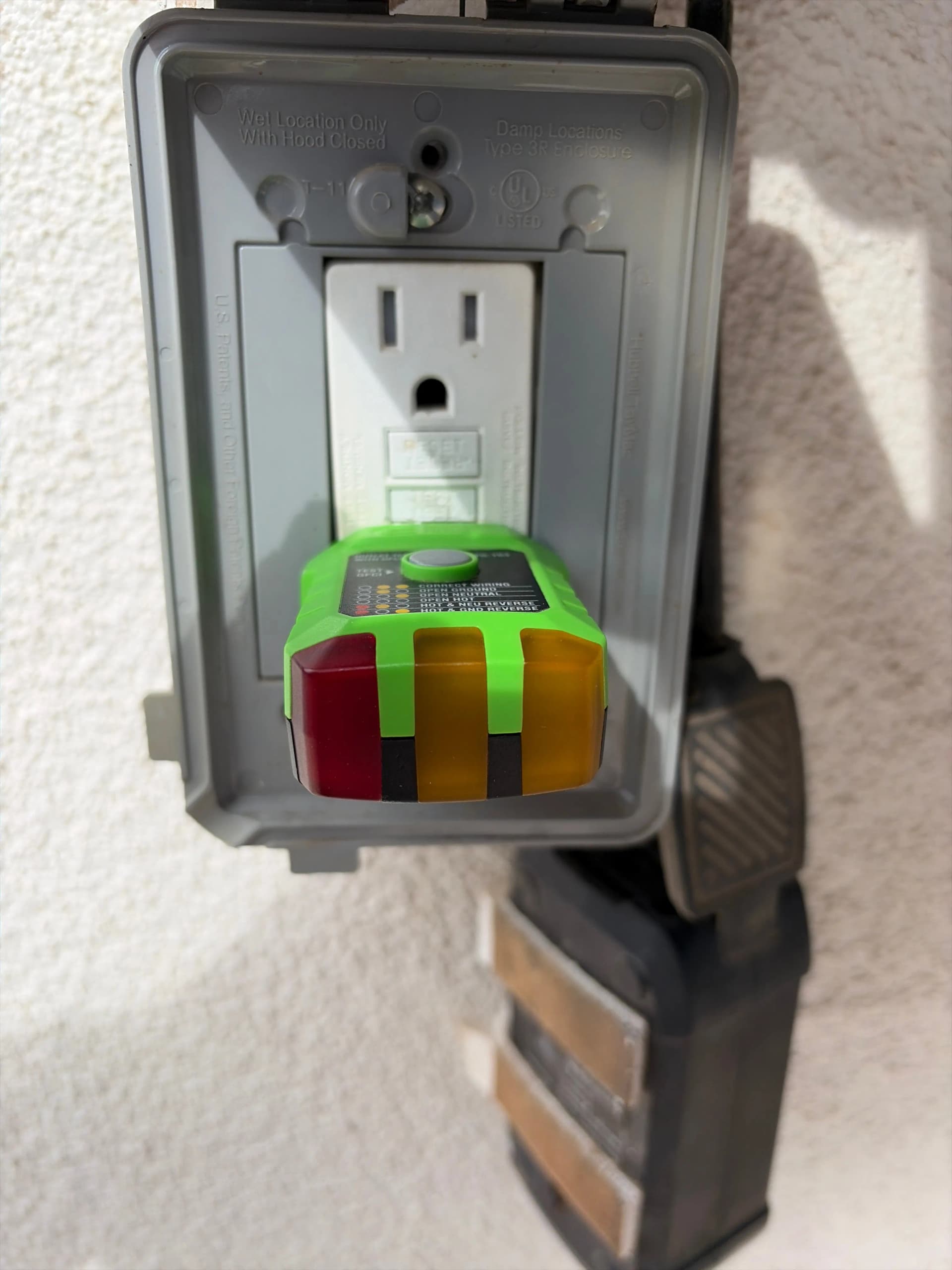 Faulty Outdoor GFCI Replaced for a Returning Customer image
