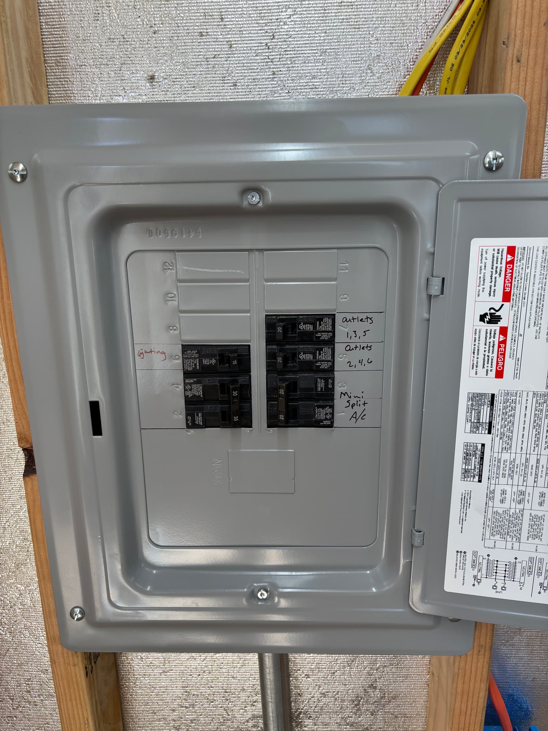 Gallery photos for Backyard Workshop Shed Wired with Sub Panel and 20-Amp Circuits: Image #3