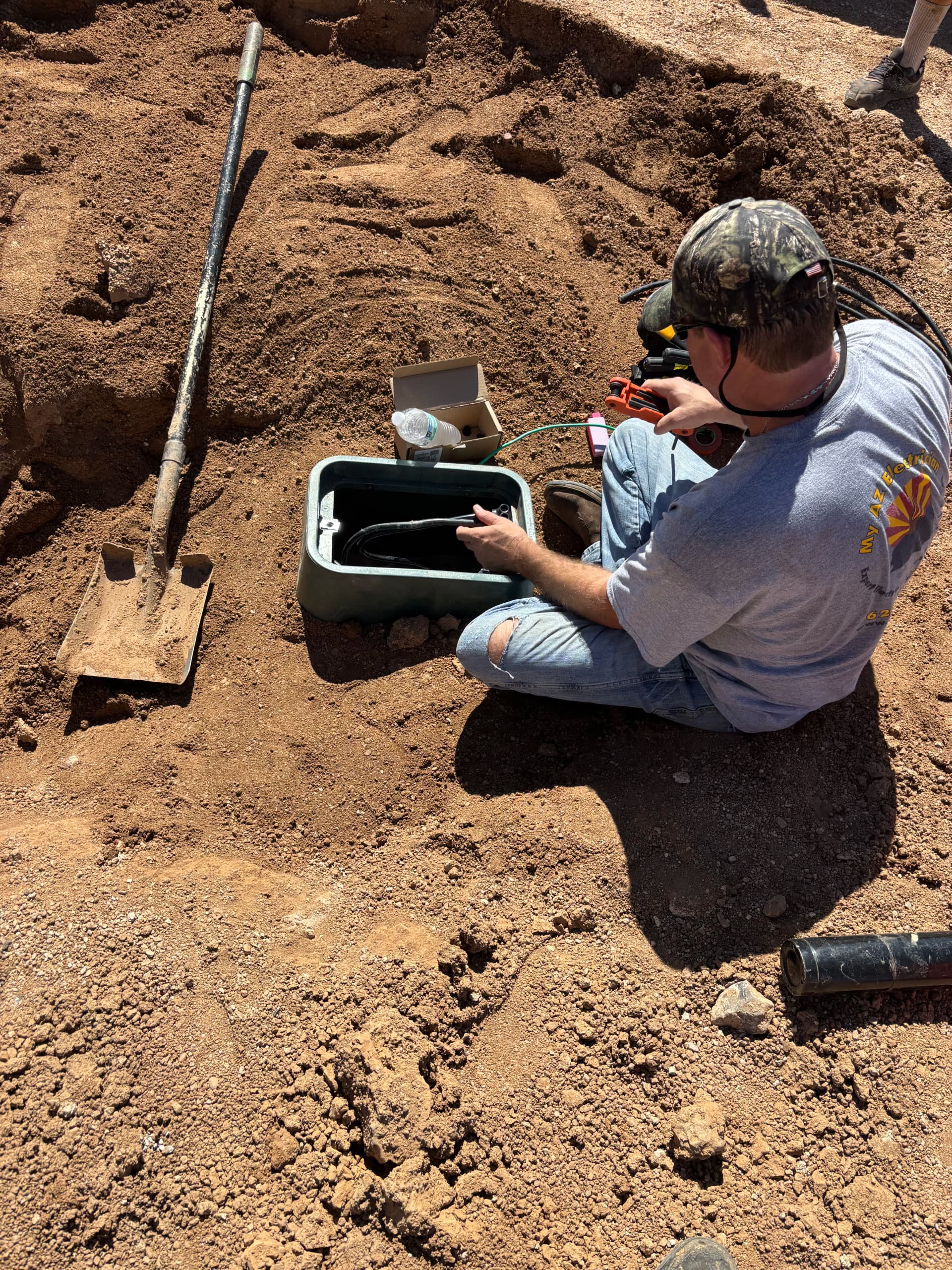 Gallery photos for Underground Conduit Repair and Electrical Panel Work Done Right: Image #2