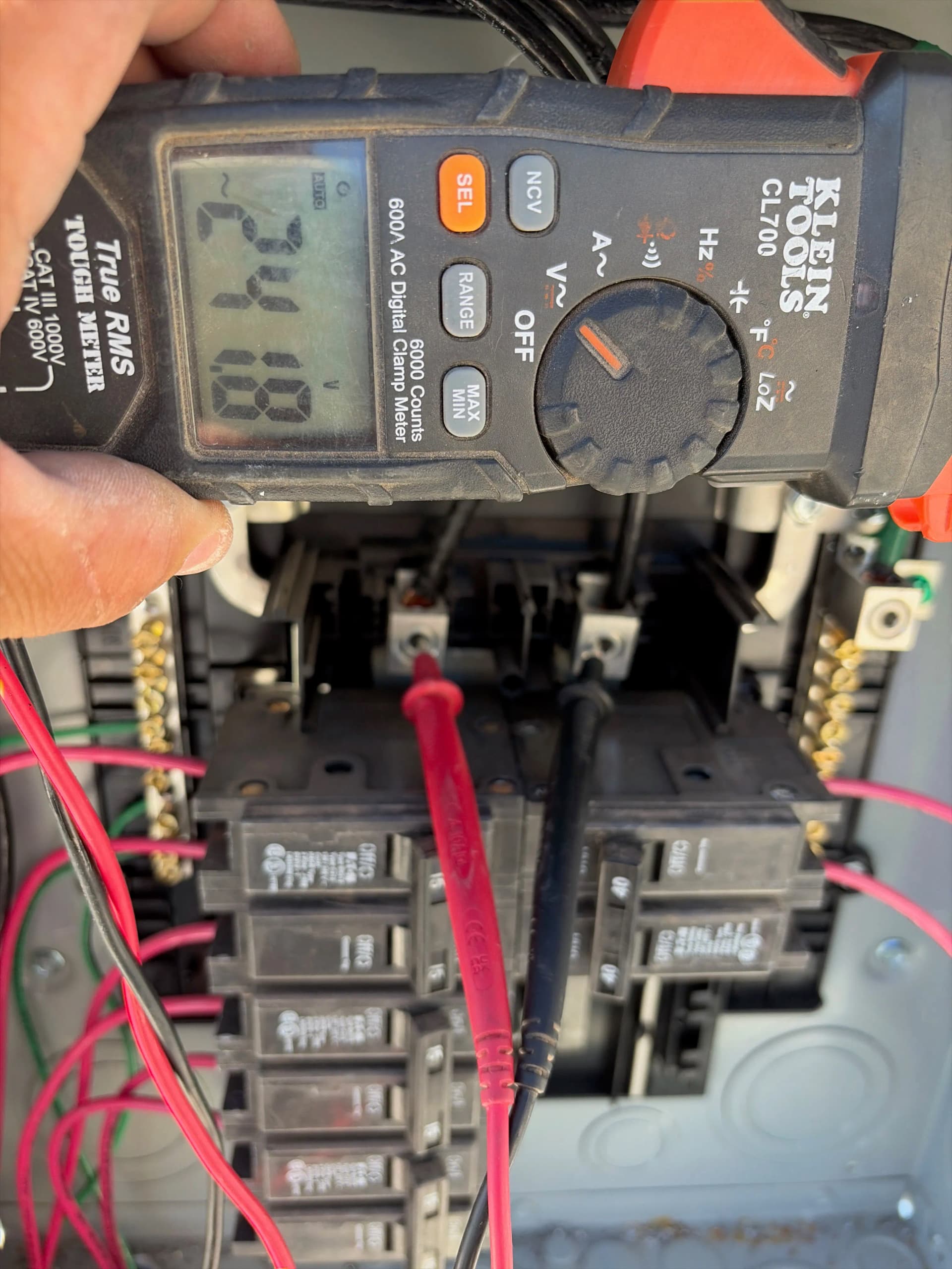 Gallery photos for 60 Amp Dedicated Circuit Install for Arizona A/C Panel: Image #1