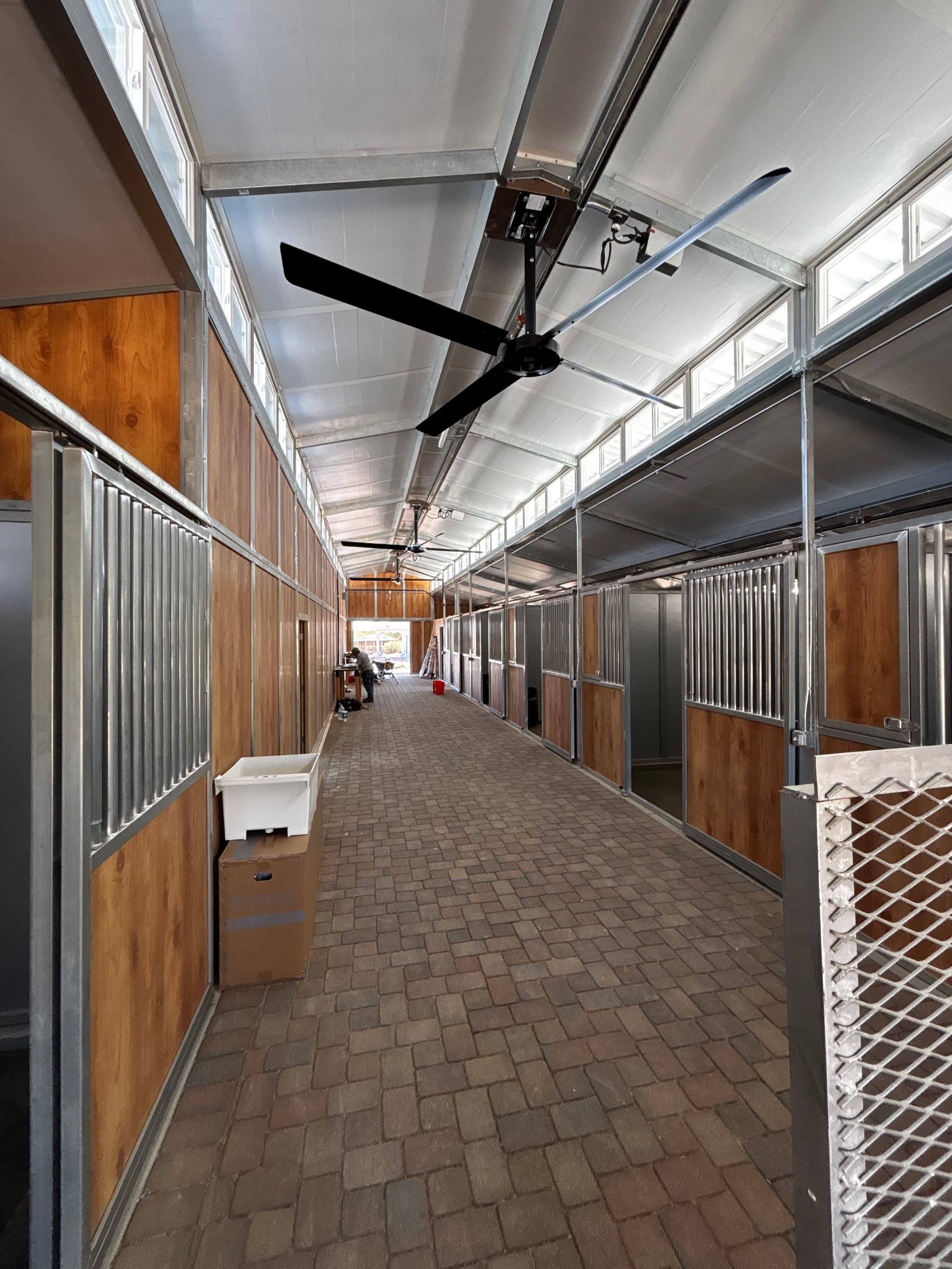 Full Barn Wiring with Ceiling Fans and Low-Voltage Controls image