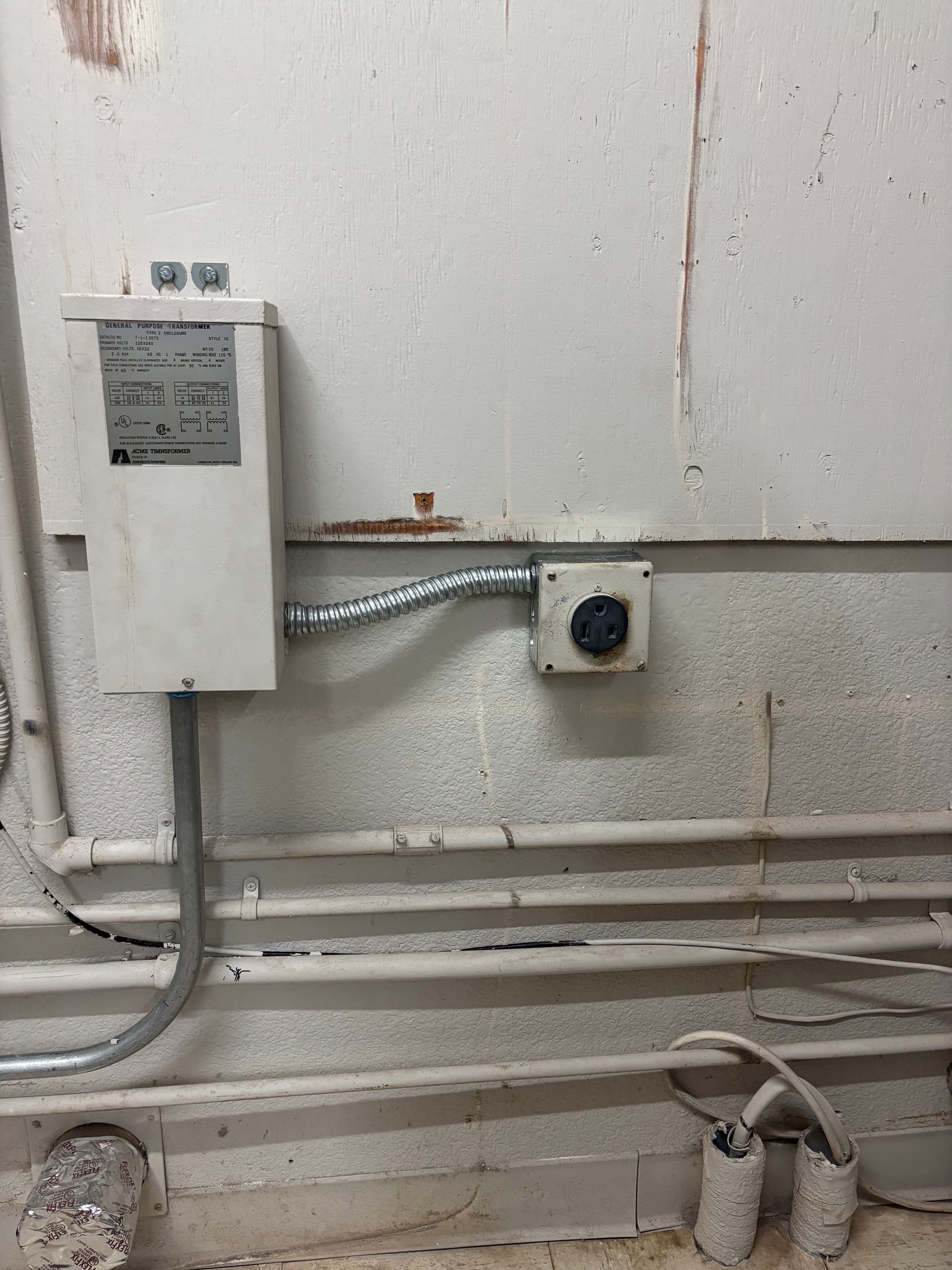 Transformer Relocation and 240V Outlet Move for a Kiln Workspace image