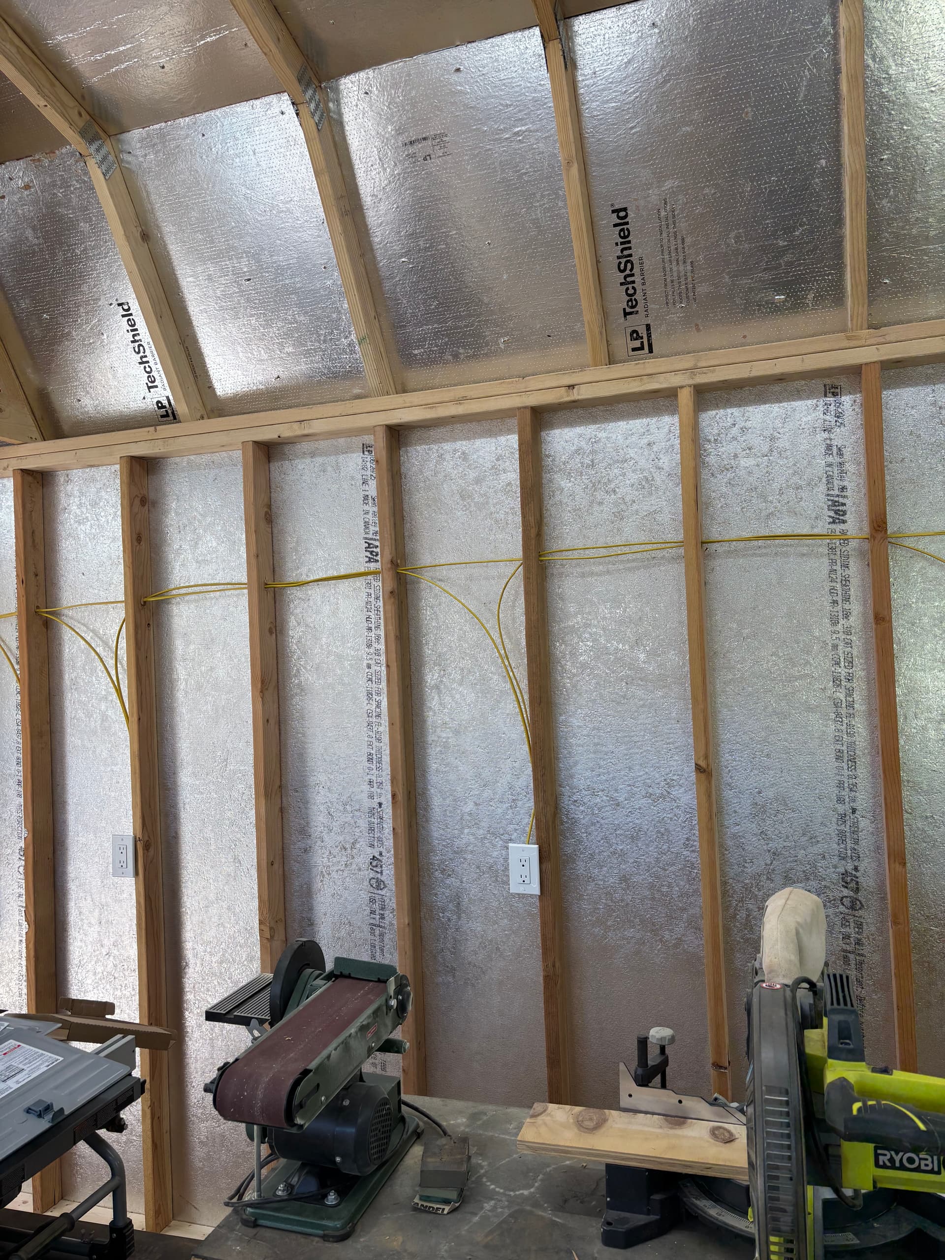 Gallery photos for Backyard Workshop Shed Wired with Sub Panel and 20-Amp Circuits: Image #2