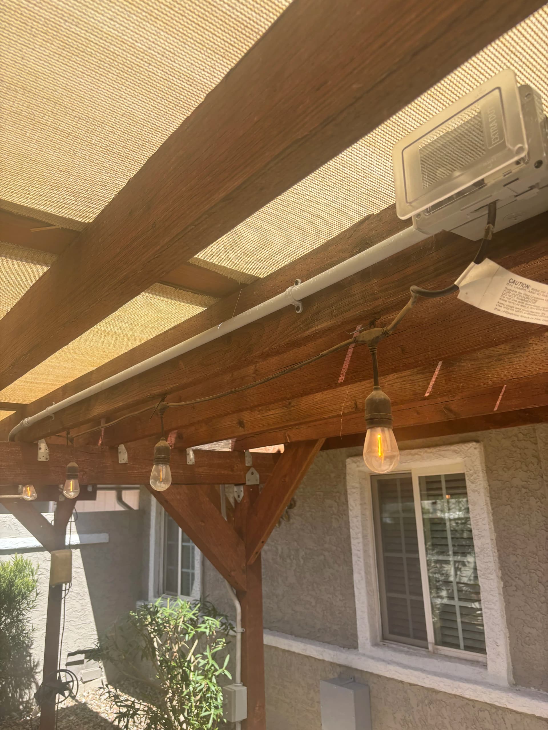 Outdoor Patio Gets a Full Electrical Upgrade with GFI Protection image