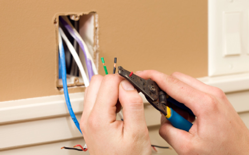 repairing an interior outlet