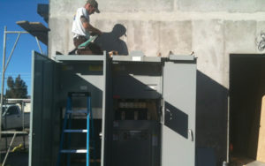 installing a new commercial electrical box
